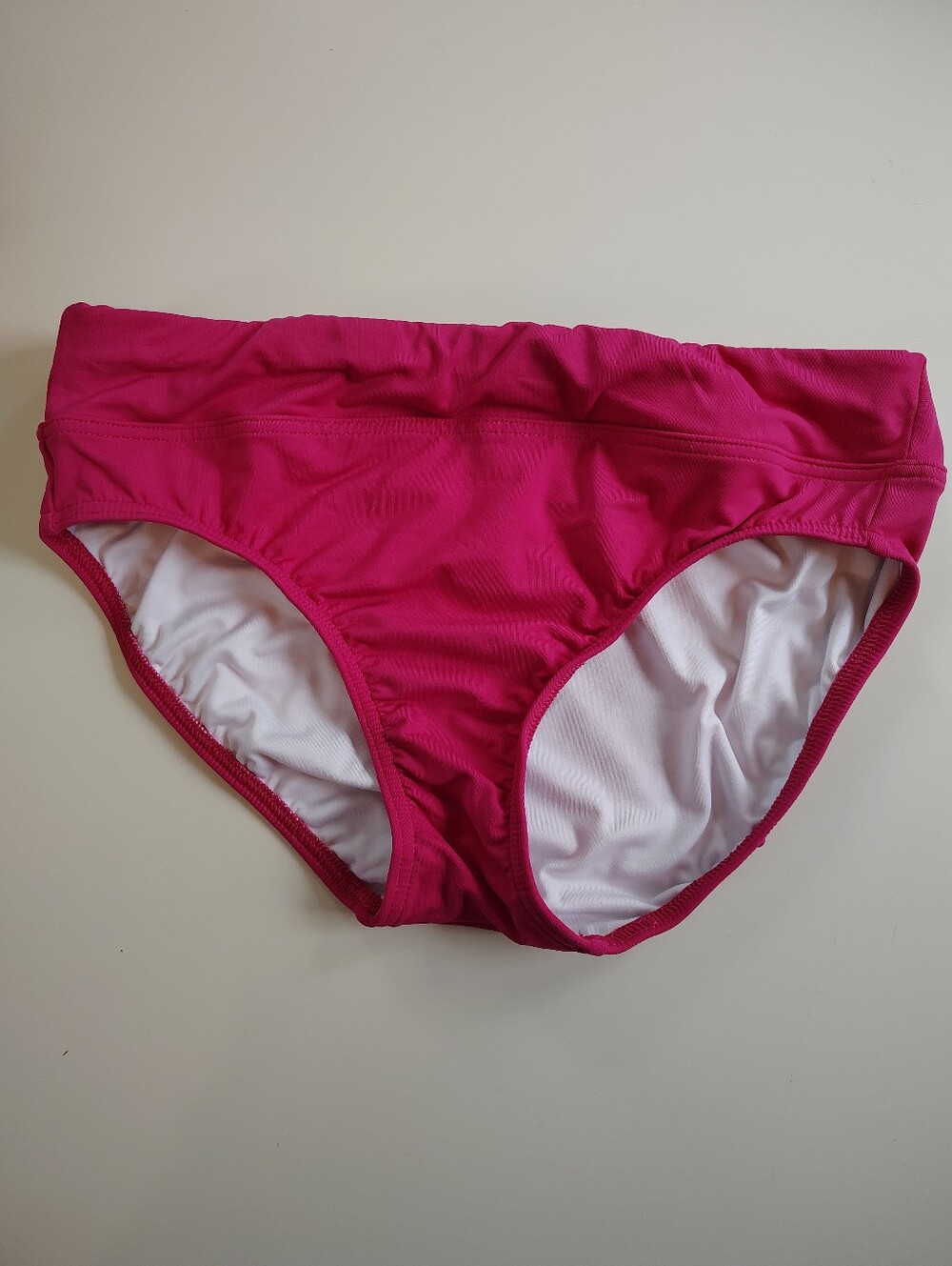 Lands' End Hot Pink Bikini Bottoms Size 10